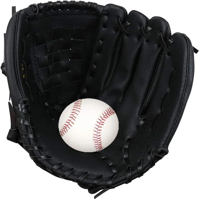Outdoor camping sport Baseball Gloves Softball Practice Equipment Size 9.5 Left Hand For Kids/Adults Man Woman Training