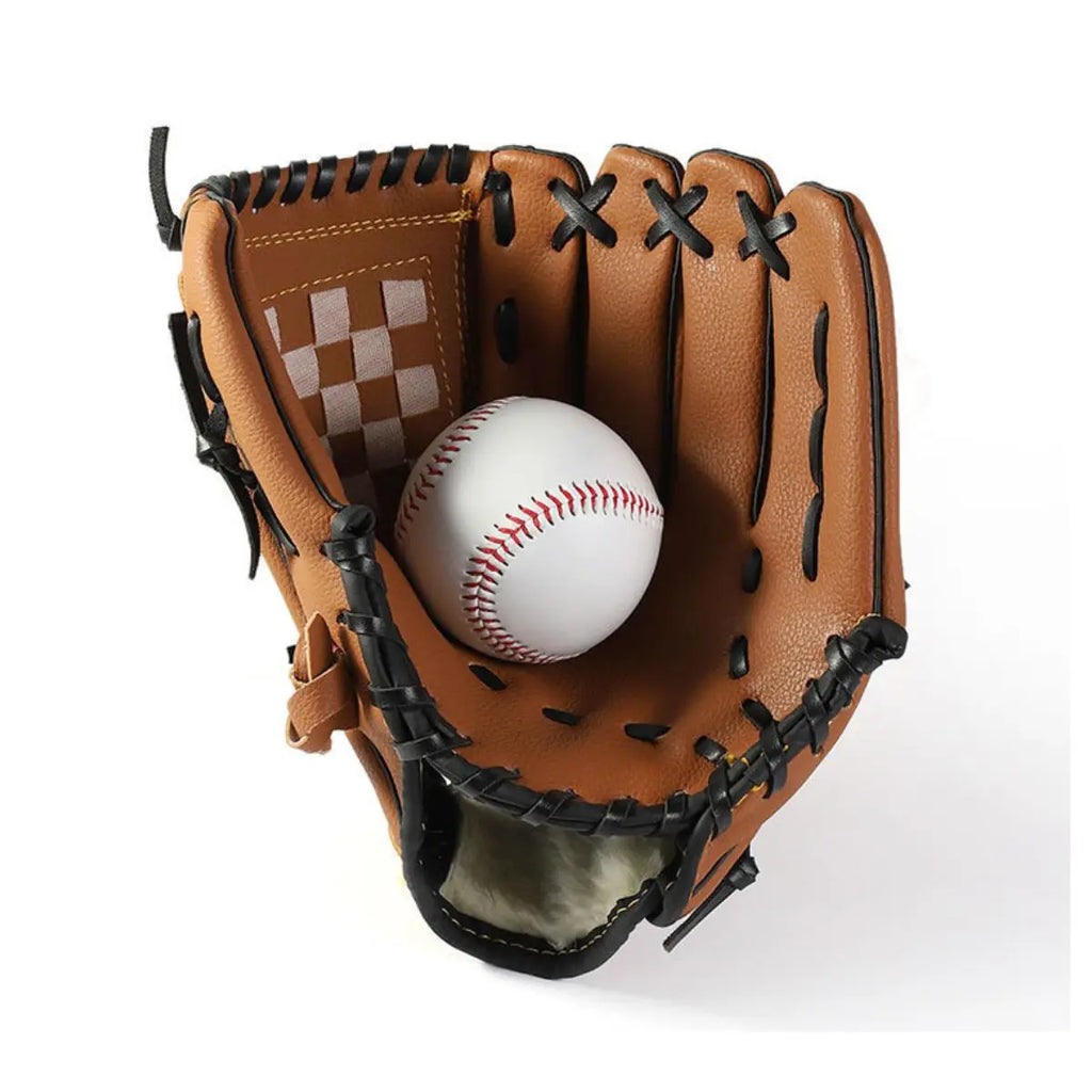 Baseball Glove for Adults & Youth 9.5-12.5 Inch Training Outfield Mitt Premium Synthetic Leather Baseball Softbal