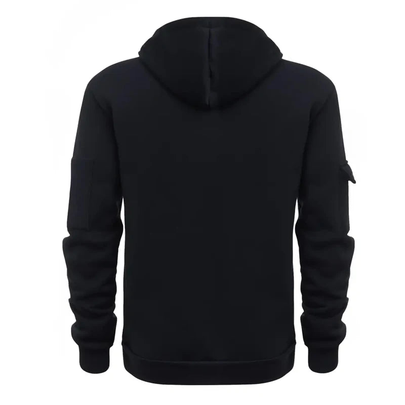 Men's casual sports long-sleeved hooded large-sized sweatshirt and fashionable fitness pullover for autumn and winter 2025