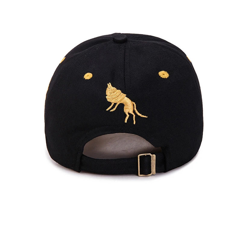 Totem Embroidered Baseball Cap Fashion Men Women Caps Spring And Summer Snapback Hip Hop Hat Adjustable Flame Sun Shading Hats