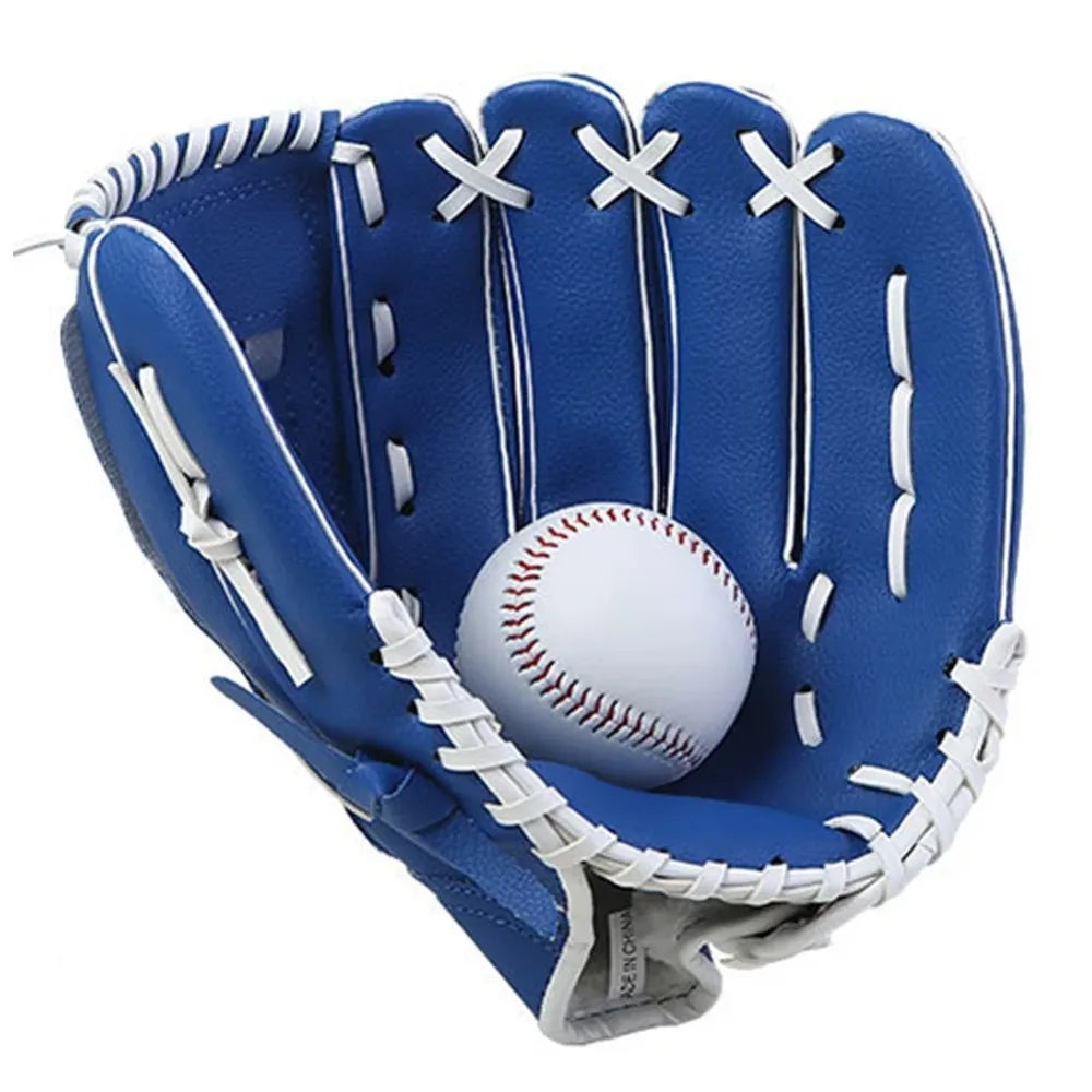 Outdoor Sports Baseball Glove Softball Practice Equipment 9.5/10.5/11.5/12.5 Inch Left Hand for Kids/Adults Men Women Training
