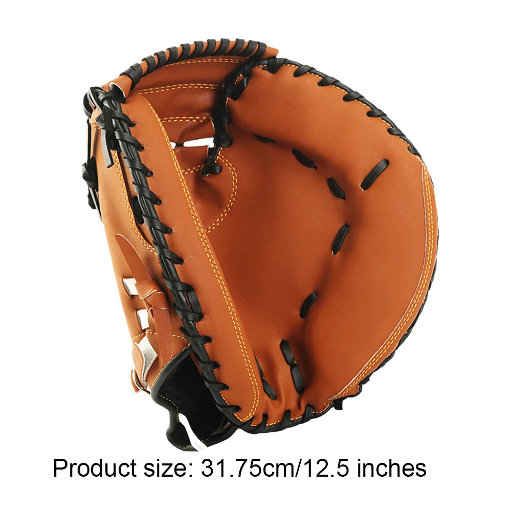 Baseball Mitt PU Leather Baseball Fielding Glove Wear-resistant Softball Glove Beginner Play Training for Youth Adults Practice