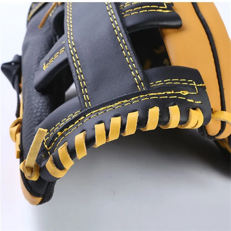 Professional Baseball Gloves 11.5/12.5inch Youths Adults Genuine Leather Baseball Mitt Gear Softball Training Catcher Gloves