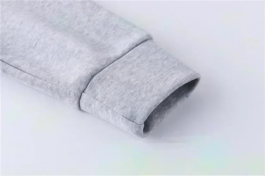 23 USA  Art Letter Design Man Clothes Street Style Fleece Sweatshirts Autumn Casual Hoodies Fashionable Crewneck Pullovers