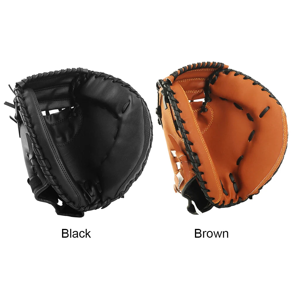 Baseball Mitt PU Leather Baseball Fielding Glove Wear-resistant Softball Glove Beginner Play Training for Youth Adults Practice