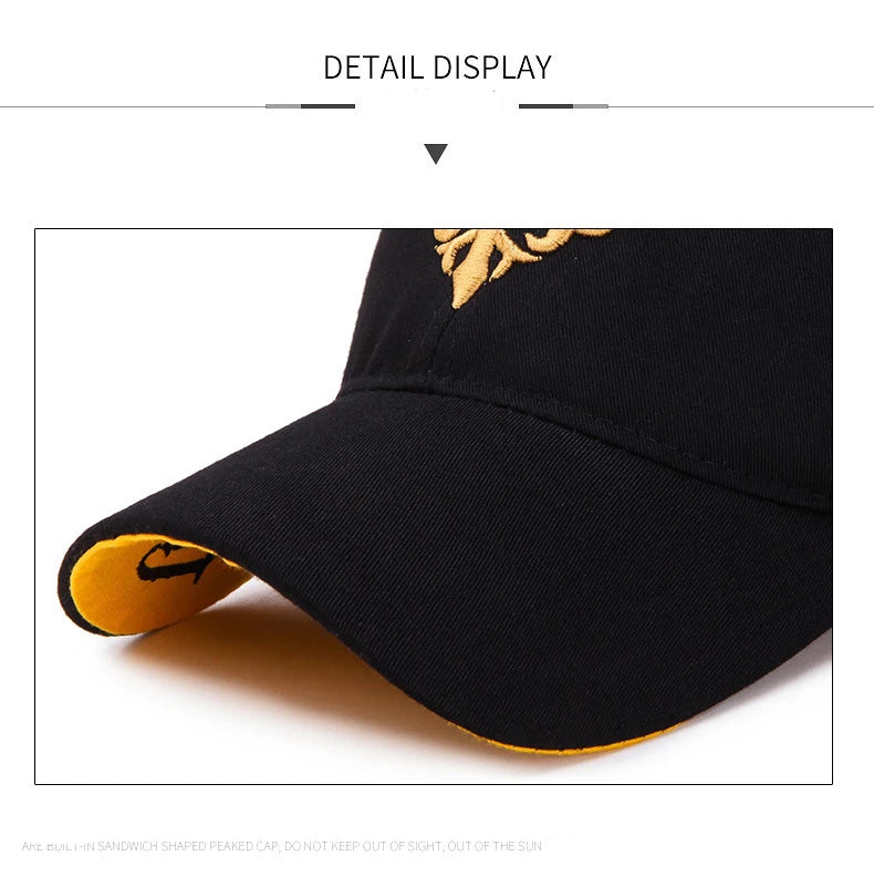 Totem Embroidered Baseball Cap Fashion Men Women Caps Spring And Summer Snapback Hip Hop Hat Adjustable Flame Sun Shading Hats