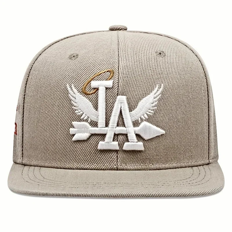 1/2/3/4PCS Fashion Unisex LA Embroidery Baseball Caps Los Angeles Snapback Hat Angel Wings Hip Hop Caps Outdoor Adjustable Hats