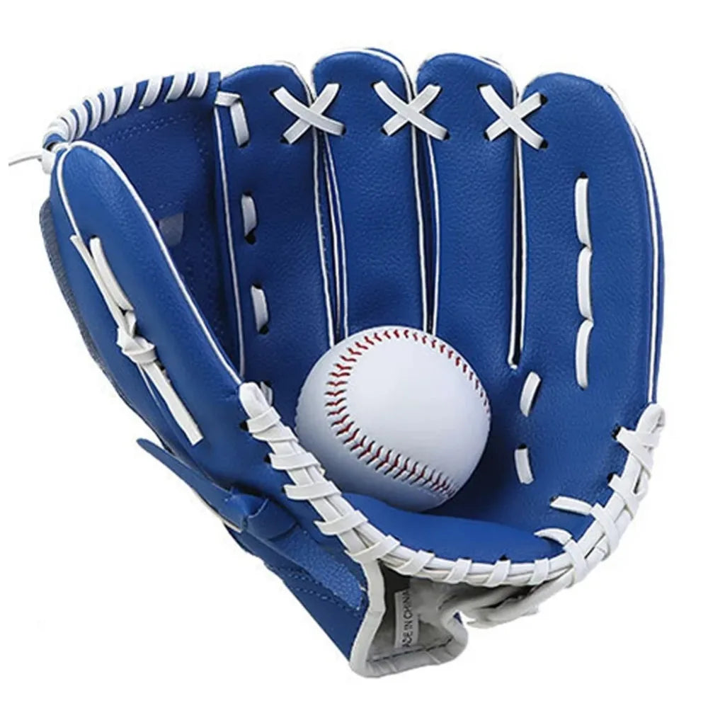Outdoor Sports Baseball Glove Softball Practice Equipment 9.5/10.5/11.5/12.5 Inch Left Hand for Kids/Adults Men Women Training
