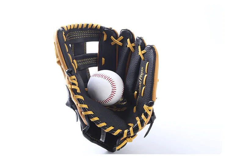 Professional Baseball Gloves 11.5/12.5inch Youths Adults Genuine Leather Baseball Mitt Gear Softball Training Catcher Gloves