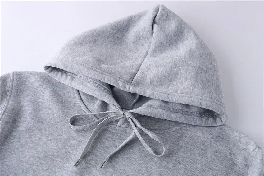 23 USA  Art Letter Design Man Clothes Street Style Fleece Sweatshirts Autumn Casual Hoodies Fashionable Crewneck Pullovers