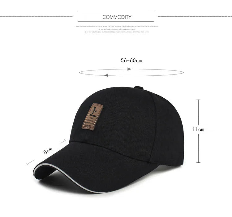 Summer Women Men Structured Baseball Cap Solid Cotton Adjustable Snapback Sunhat Outdoor Sports Hip Hop Baseball Hat Casquette